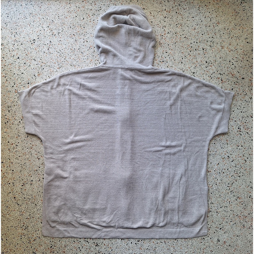 Barefoot Dreams CozyChic Ultra Lite Short Sleeve Zip Up Hoodie - Picture 6 of 8